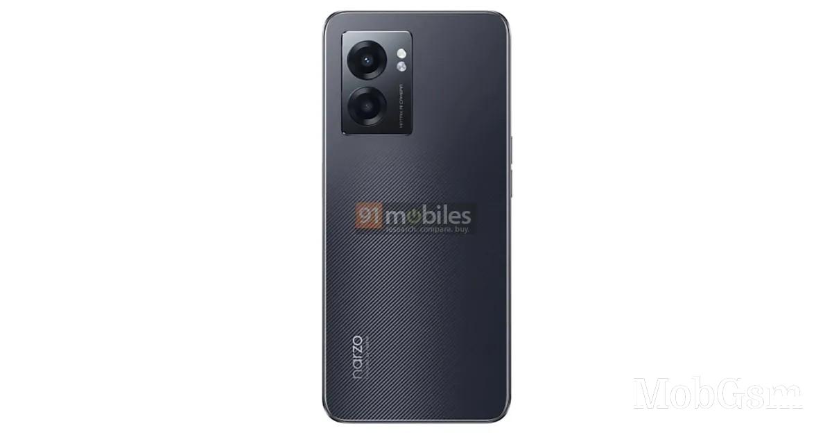 Realme Narzo 50 5G renders leak ahead of its launch in India