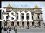 Opera Garnier and the dome inside the Galeries Lafayette Haussmann