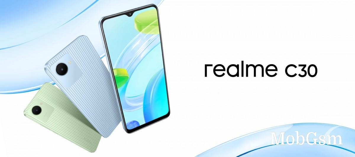 Entry-level Realme C30 is official with a big 5,000 mAh battery