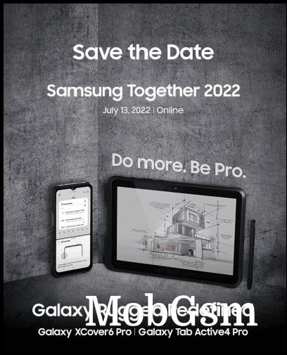 Galaxy XCover 6 Pro and Tab Active4 Pro event poster