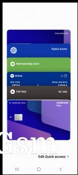 Samsung Wallet app