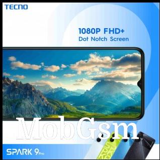 Tecno Spark 9 Pro display and selfie cam