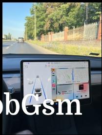 Tesla Android Project in action - driving around with Apple Maps and listening to Apple Music