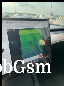 Tesla Android Project in action - driving around with Apple Maps and listening to Apple Music