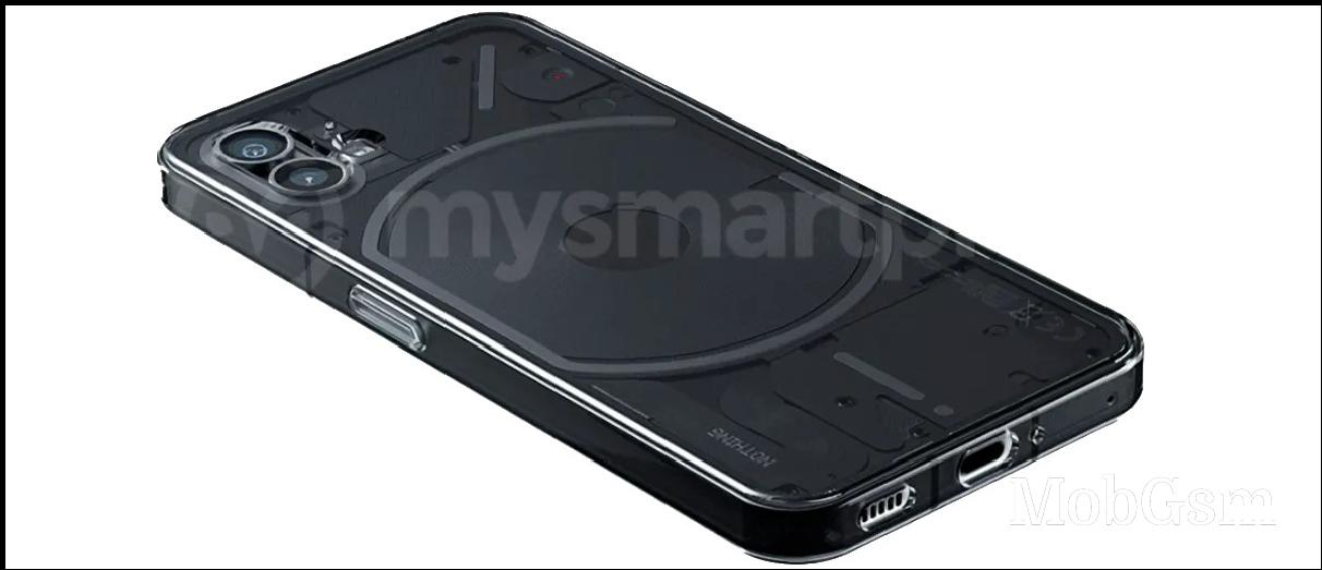 Official TPU case for the Nothing phone (1) leaks