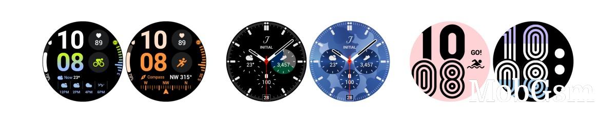 The same watchface can be added to the Favorites list with different styles and complications