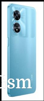 Oppo A97 5G in blue, black and pink