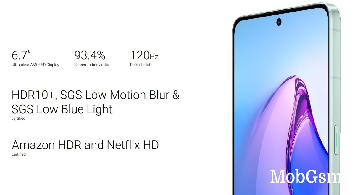 Oppo Reno8 Pro with a 6.7