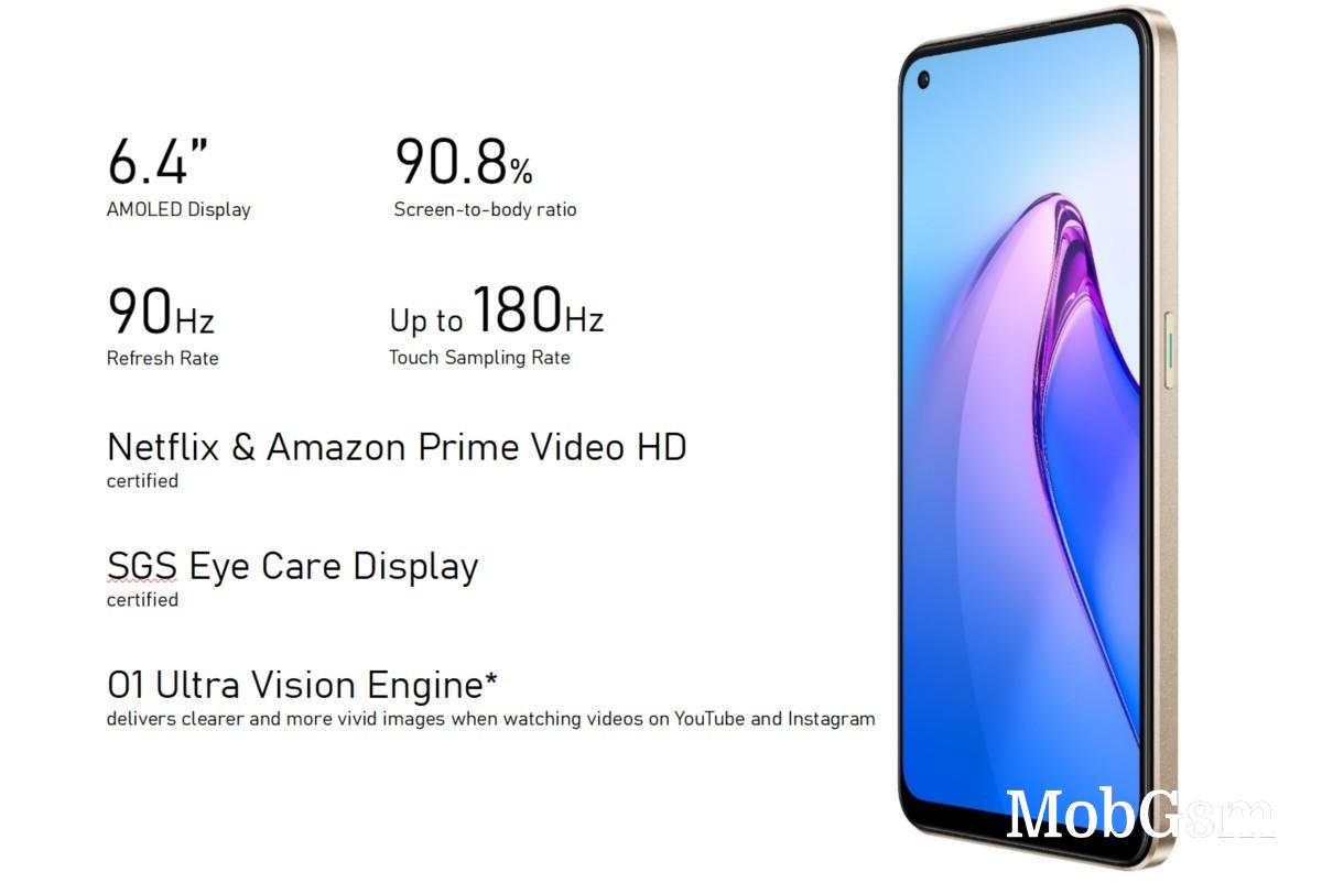 Oppo Reno8 with a 6.4