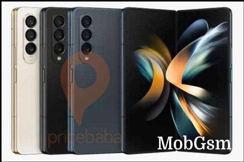 Finally - first official Galaxy Z Fold4 and Z Flip4 press renders arrive!