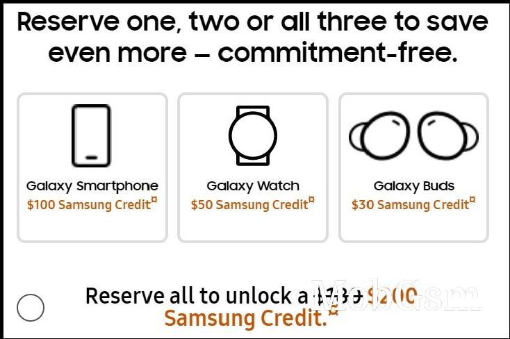 You can already reserve a new Galaxy Z foldable, Watch5 or Buds, will get $200 credit if you do