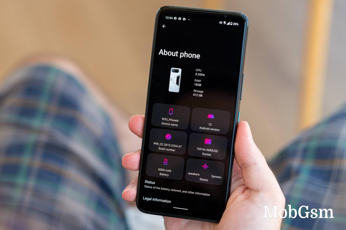 Asus ROG Phone 6D with Dimensity 9000+ appears on AnTuTu