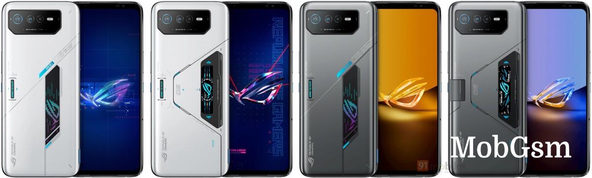 ROG Phone 6, ROG Phone 6 Pro, ROG Phone 6D, and ROG Phone 6D Ultimate