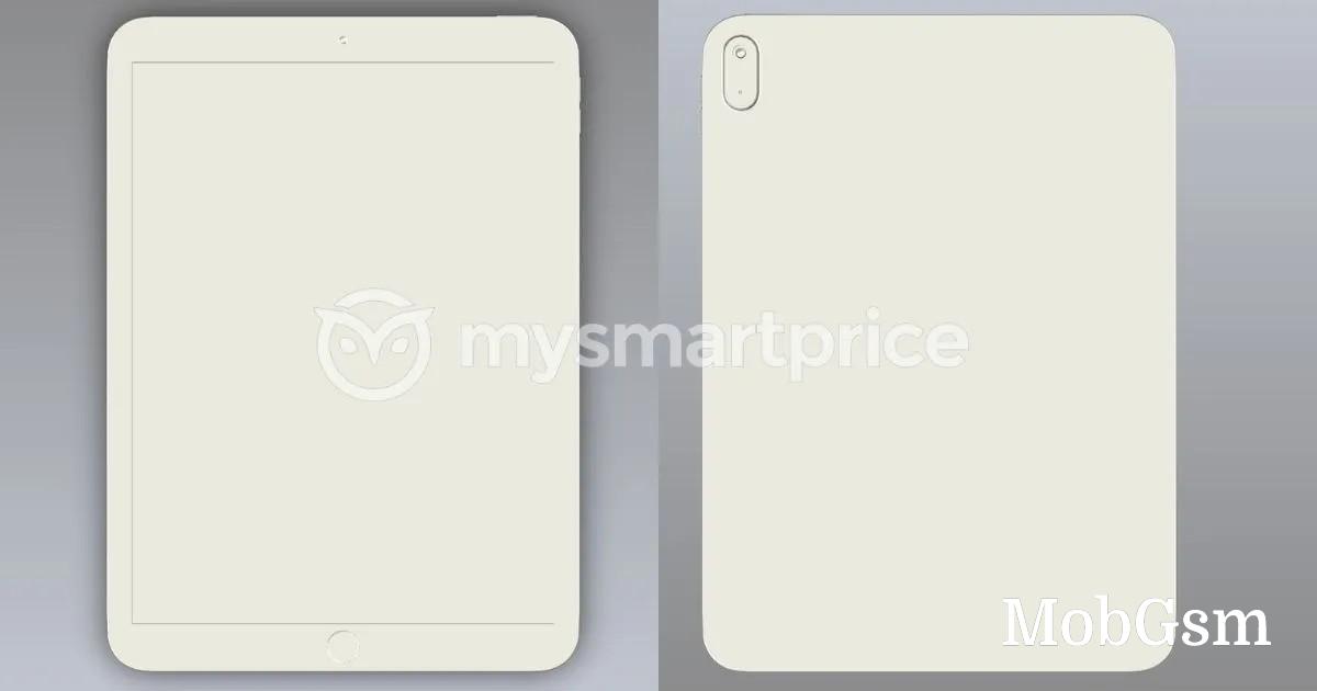 Rough CAD renders show the upcoming entry-level iPad