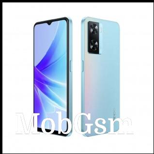 Oppo A77 4G in Sky Blue