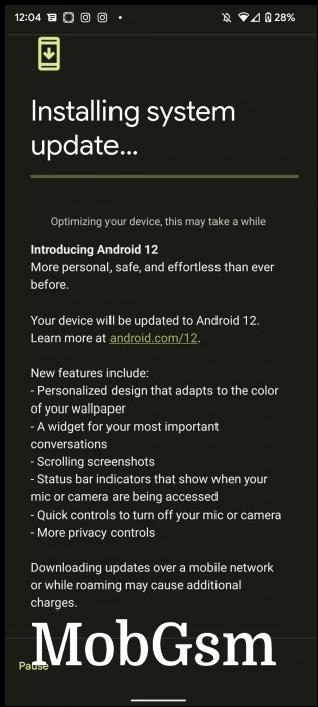 Some Pixel owners are getting an Android 12 update instead of 13