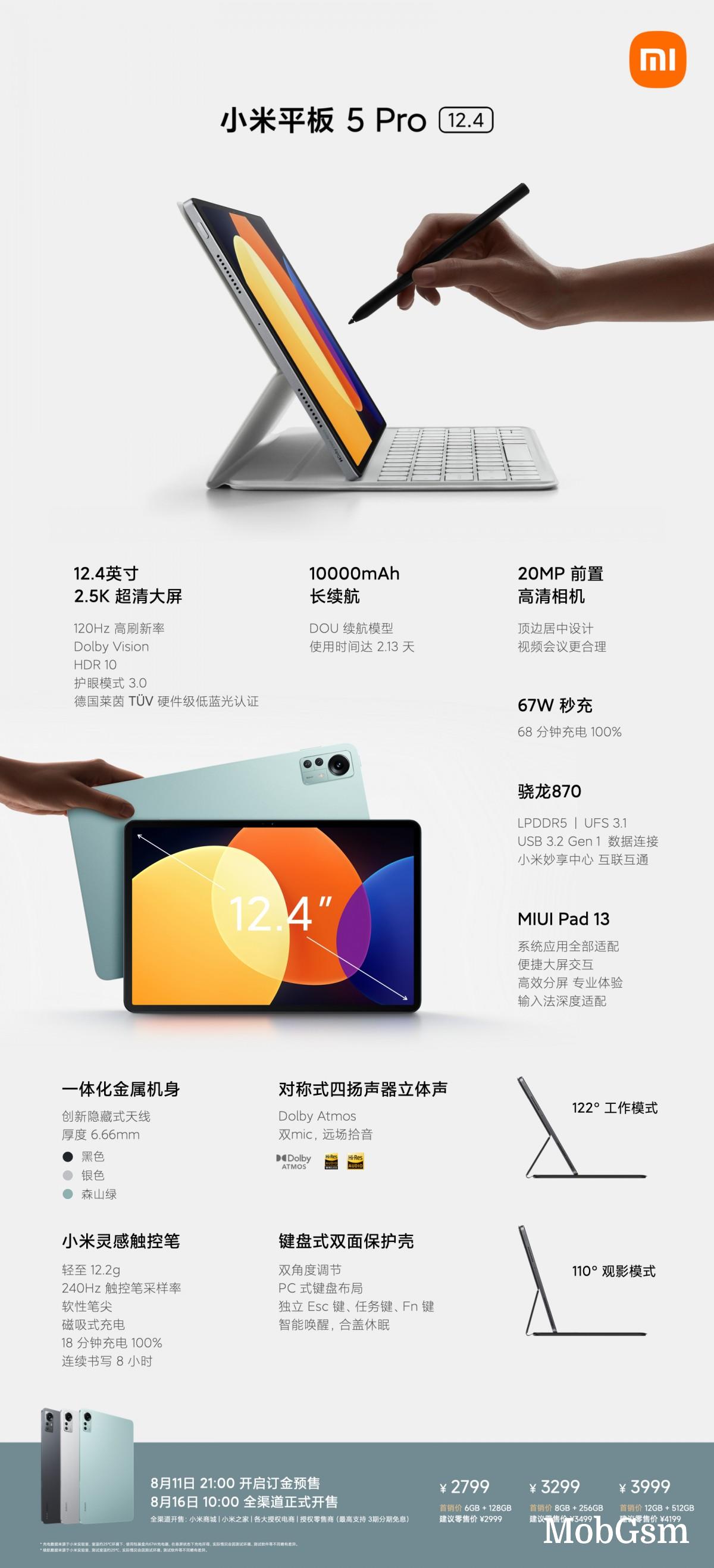 Redmi K50 Ultra and Xiaomi Pad 5 Pro 12.4