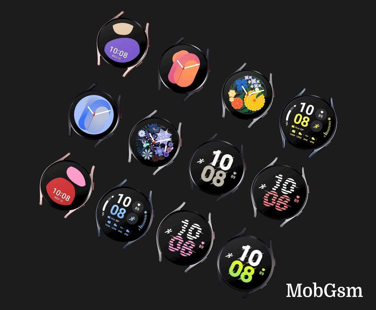 A variety of new watch faces