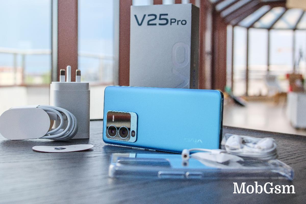 The V25 Pro arrives with a 66W fast charger