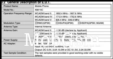 Infinix Zero 5G 2033 specs on FCC