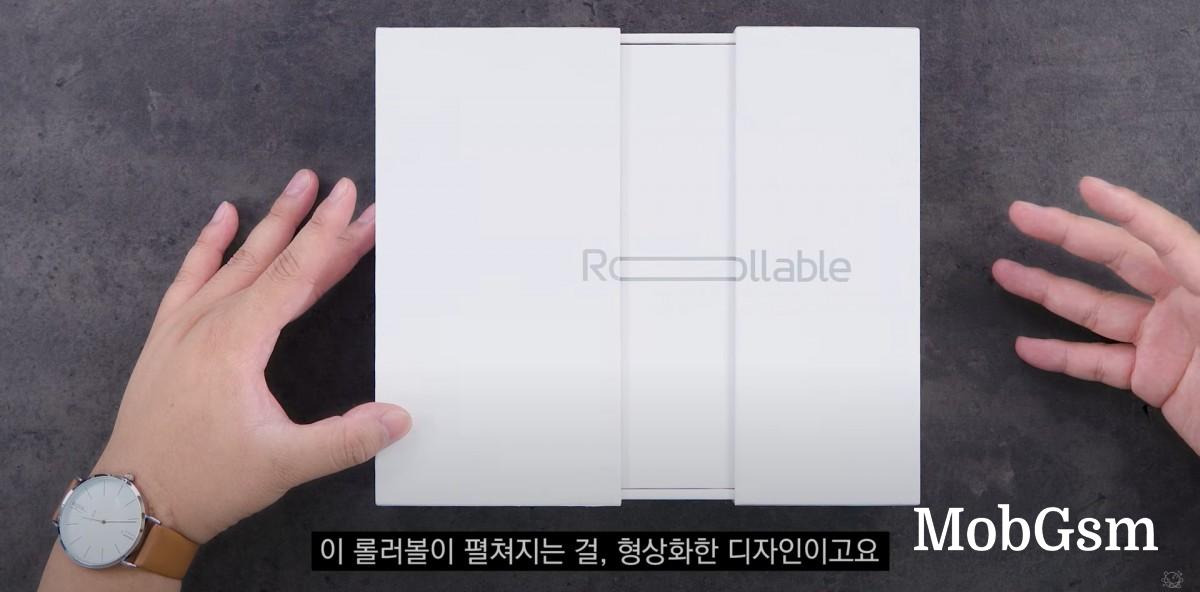 Video shows off the cool features of the LG Rollable and how its display wraps around the back