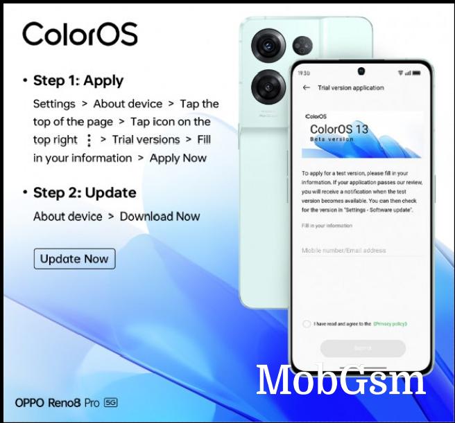 ColorOS 13 beta instructions