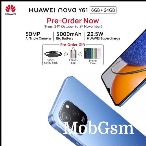 Huawei nova Y61 poster