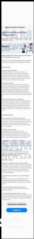 OTA release notes in Italian