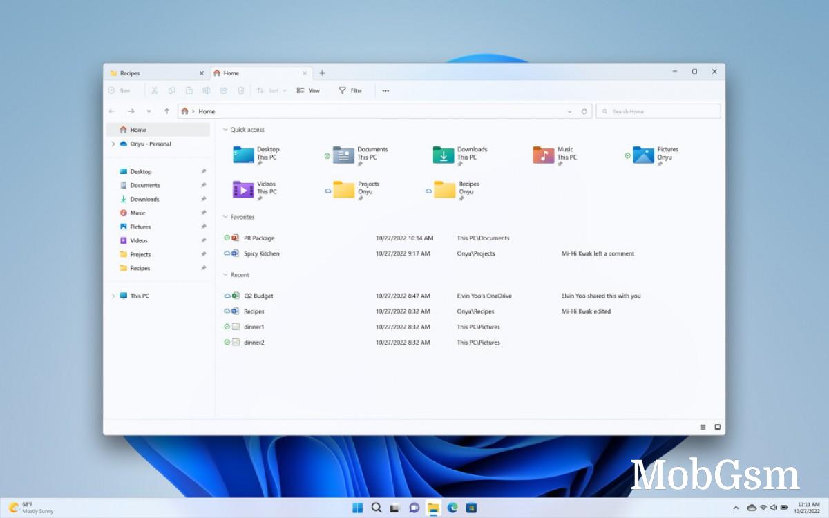 Windows 11 gains new features with the latest update, File Explorer tabs and Taskbar tweaks