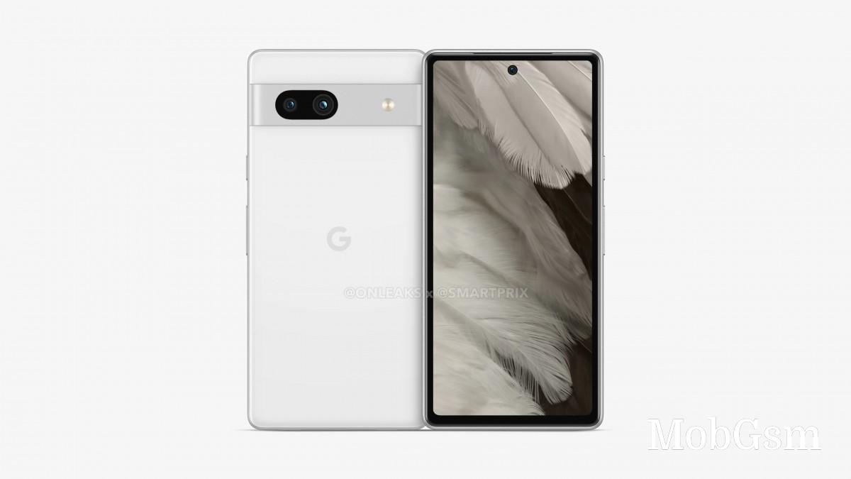 Google Pixel 7a leaked renders showcase a Pixel 7-like design