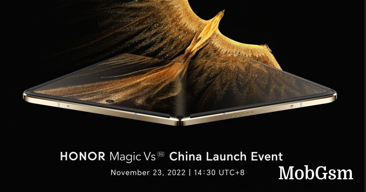 Honor’s next foldable is called Magic Vs, will launch on November 23