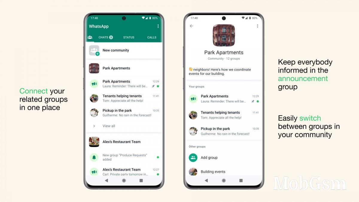 WhatsApp unveils Communities feature, raises group limit to 1,024 participants