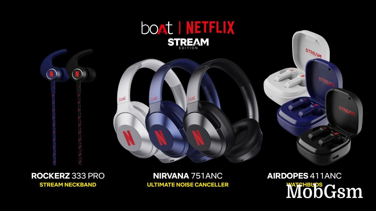 boAt and Netflix launch Stream Edition wireless headphones in India 