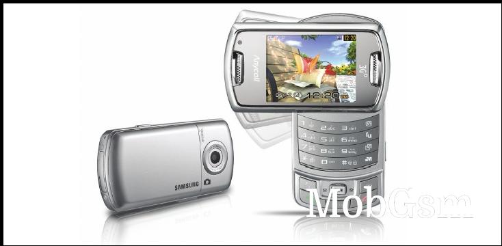 The Samsung SCH-B710, note:  the 3D view works only in one display orientation