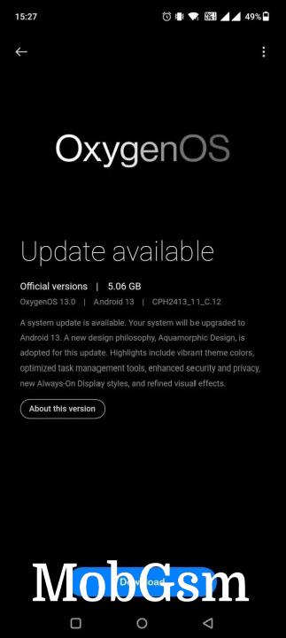 OxygenOS 13