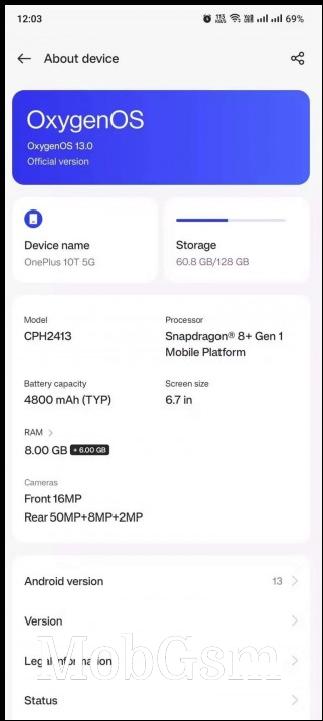 OxygenOS 13