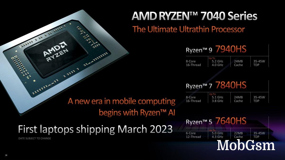 AMD announces new Ryzen 7000 desktop and mobile CPUs