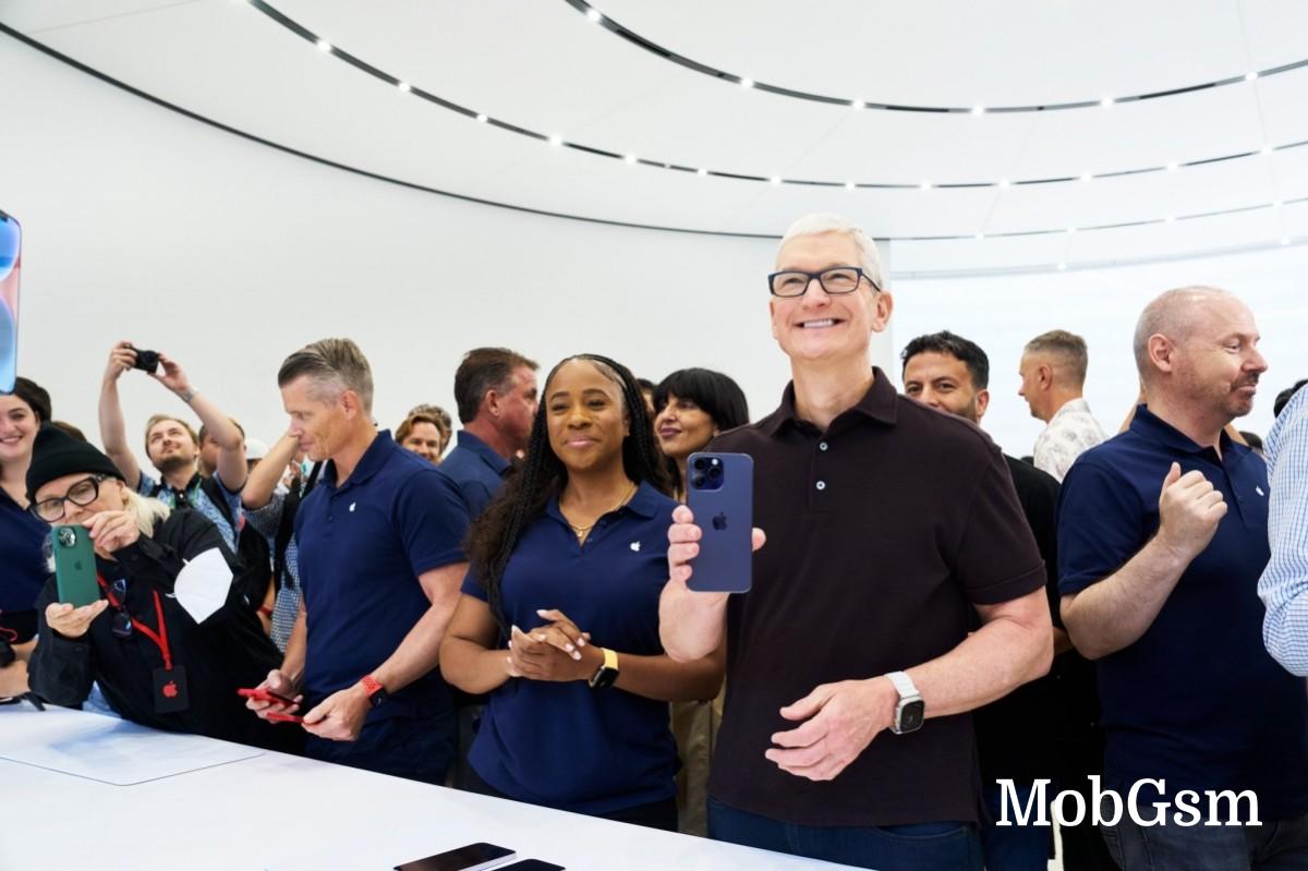 Tim Cook at the launch of iPhone 14 series. Image source:  Twitter