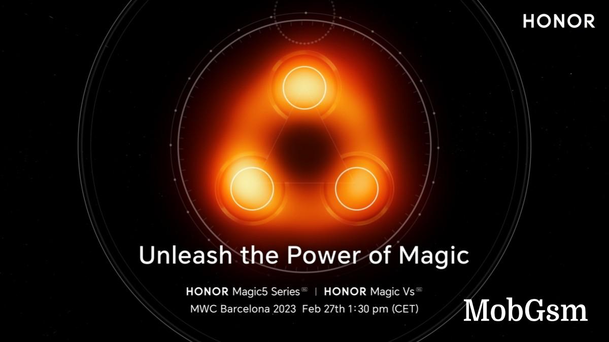 Honor confirms MWC event on February 27 for Magic 5 series, Magic Vs global launch