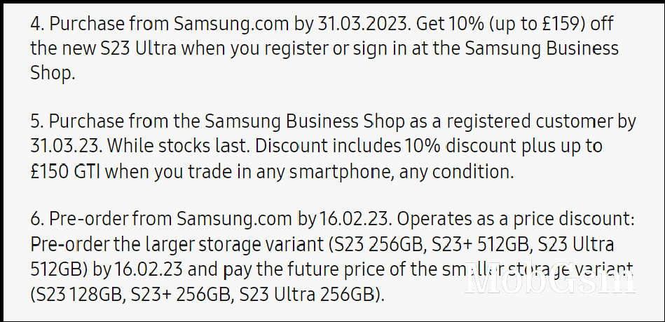 Samsung.com reveals Galaxy S23 series pre-order period and perks