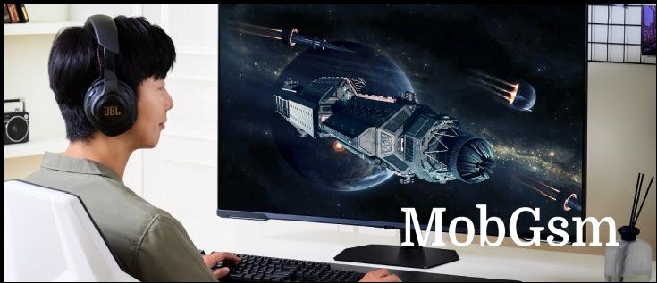 Samsung's new Odyssey Neo G7 is a flat 43" gaming monitor and smart TV