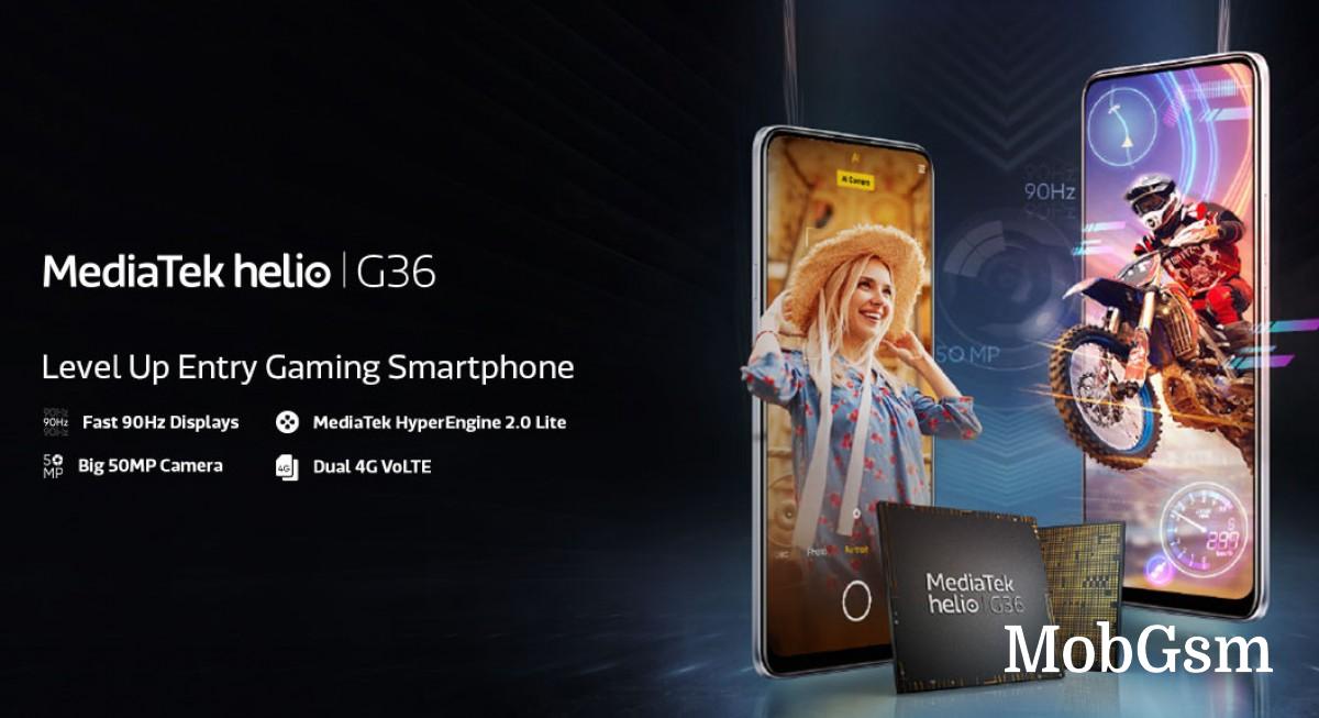 MediaTek Helio G36 announced - G37 with 100MHz lower CPU clock