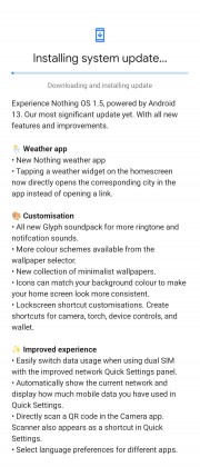 Nothing OS 1.5 changelog