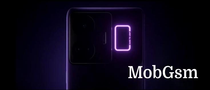 Realme's new GT Neo5 teaser shows purple LED light on the back