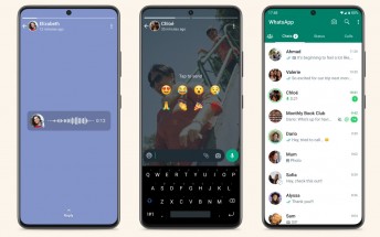 WhatsApp's Status feature gets a ton of new functionality, including voice and reactions