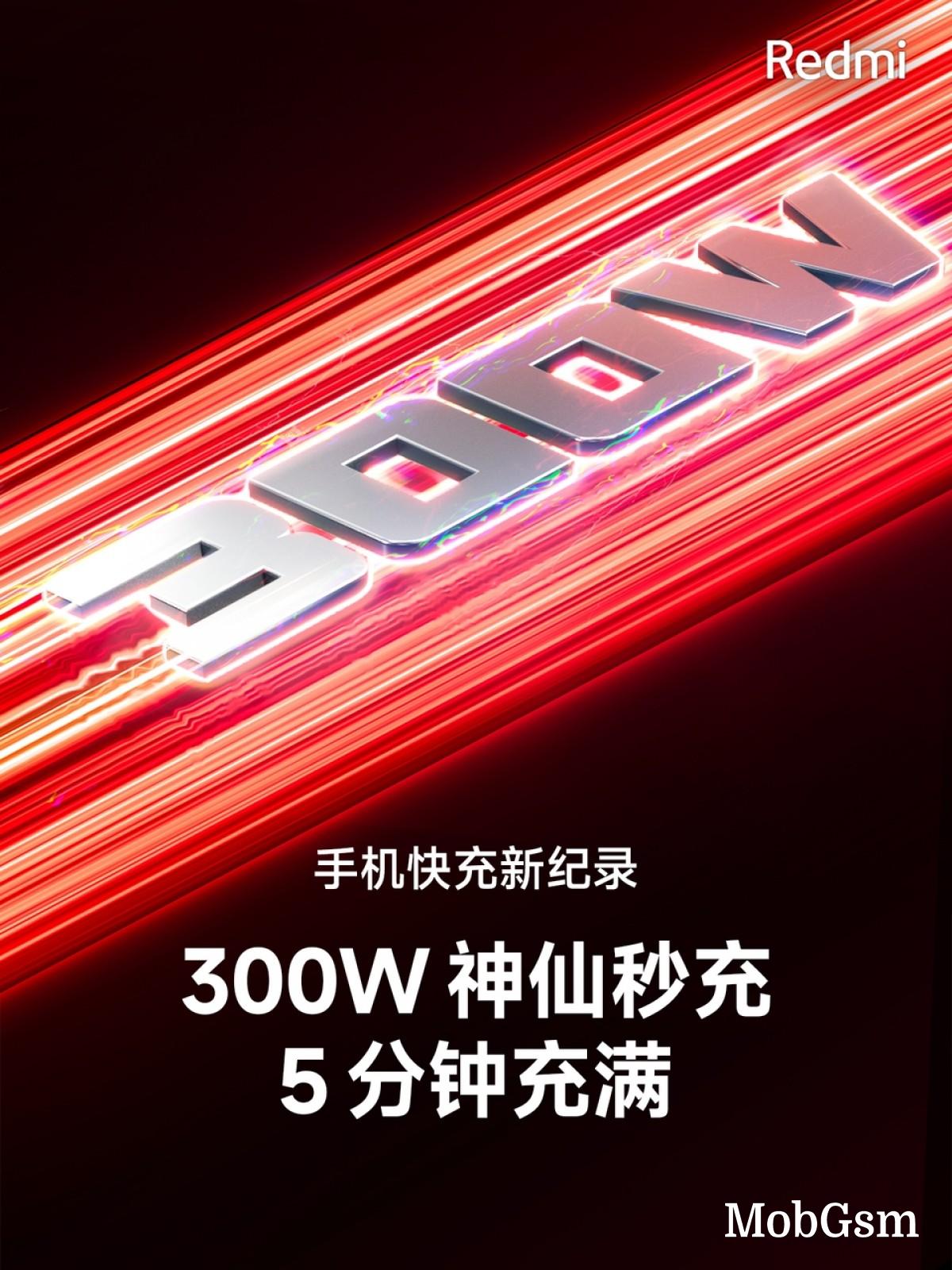 Redmi introduces 300W fast charging which fills a phone battery in 5 minutes