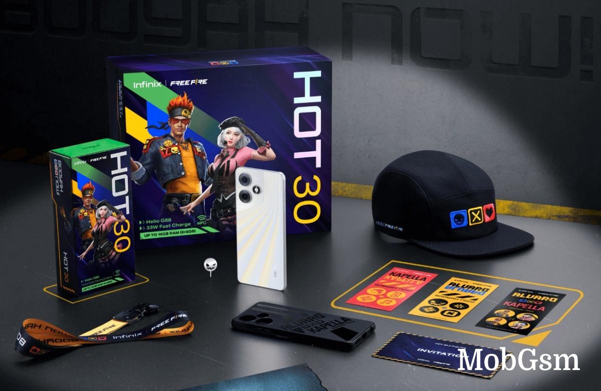 Infinix Hot 30 Free Fire bundle