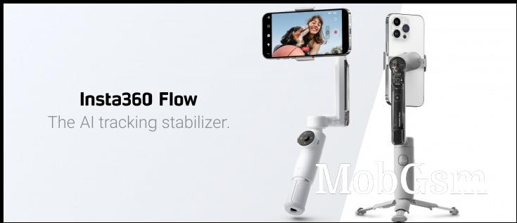 Insta360 Flow announced: an AI tracking smartphone stabilizer with built-in selfie stick and tripod