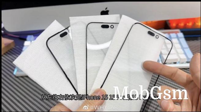 Phone 15, 15 Pro and iPhone 15 Pro Max screen glass