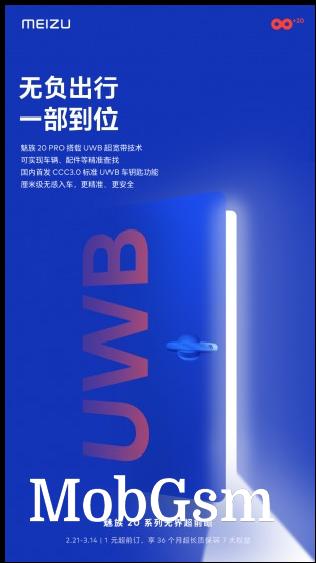 Meizu 20 Pro UWB and camera posters